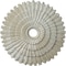 Ekena Millwork Eryn Ceiling Medallion (Fits Canopies up to 4"), 24 3/4"OD x 3 1/4"ID x 1 7/8"P, Flash Blue CM24ENFBS - alternate 1